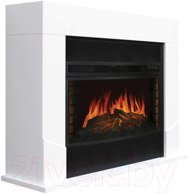 Каминокомплект Смолком Luton FS33/FS33W/L33 + Dioramic 33W LED FX (бьянко белый)