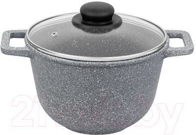 Казан Elan Gallery Гармония вкуса / 120551 (серый мрамор) - фото