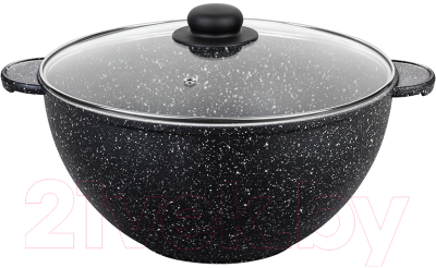 Казан Elan Gallery Гармония вкуса / 120224 (черный мрамор) - фото