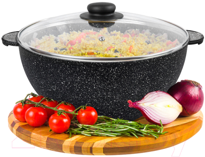 Казан Elan Gallery Гармония вкуса / 120224 (черный мрамор)