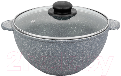 Казан Elan Gallery Гармония вкуса / 120553 (серый мрамор) - фото