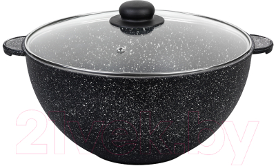 Казан Elan Gallery Гармония вкуса / 120142 (черный мрамор) - фото