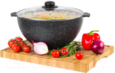 Казан Elan Gallery Гармония вкуса / 120142 (черный мрамор)