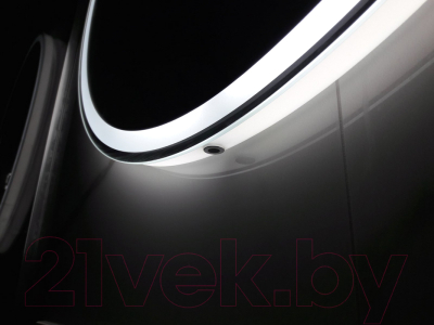 Зеркало Пекам Ring1 90x90 / ring1-90x90dcl (с подсветкой и сенсором на взмах руки, часами)