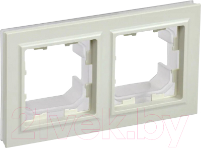 Рамка для выключателей и розеток IEK Brite BR-M22-44-K10 - фото