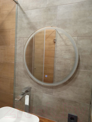 Зеркало Пекам Ring2 100x100 / ring2-100x100s (с подсветкой и сенсором на прикосновение)