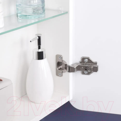 Шкаф с зеркалом для ванной Пекам Marta 60x80 / MartaBox-60x80