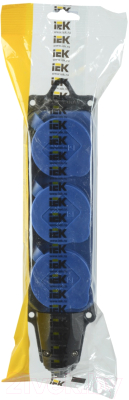 Розетка переносная IEK Омега PKR61-016-2-K07