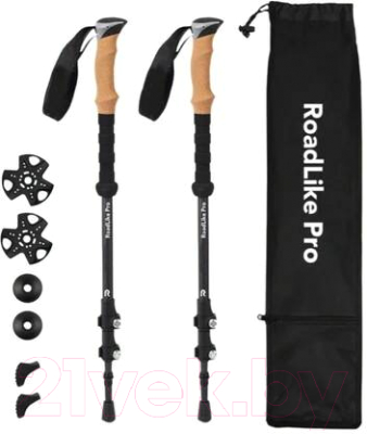 Палки для скандинавской ходьбы RoadLike Carbon / 381223 - фото