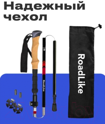 Палки для скандинавской ходьбы RoadLike Carbon / 368219