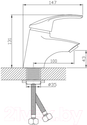 Смеситель Diadonna D80-110102
