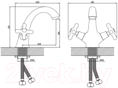 Смеситель Diadonna D80-110314