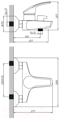Смеситель Diadonna D80-330102