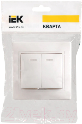 Выключатель IEK Кварта EVK21-K01-10-DM