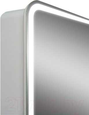 Шкаф с зеркалом для ванной Континент Tokio Led 90x53