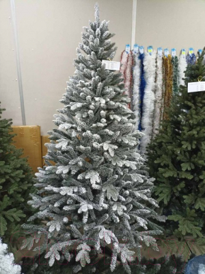 Ель искусственная Maxy Poland Платиновая заснеженная с литыми ветками