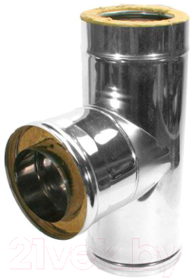 Тройник для дымохода Промдым PV Тр90 D C100/050 250/350 - фото