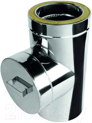 Вычистка с заглушкой для дымохода Промдым PV ВчЗг D C100/C050 250/350 - фото