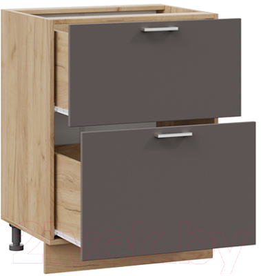 Шкаф-стол кухонный ТриЯ Габриэлла 1Н6Я2 (дуб крафт золотой/муссон)