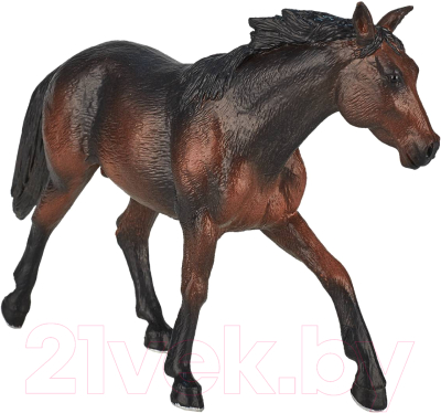 Фигурка коллекционная Konik Лошадь Квотерхорс Темно-гнедая / AMF1051
