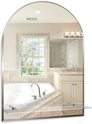 Зеркало Mixline Аркада Люкс 525015 (с полкой) - фото