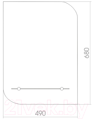 Зеркало Mixline Каприз Люкс 525014
