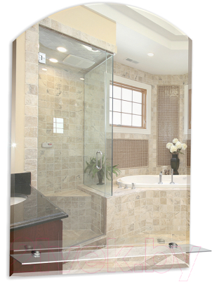 Зеркало Mixline Шанс Люкс 525423 (с полкой) - фото