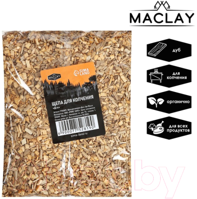 Щепа для копчения Maclay Дуб 7752819
