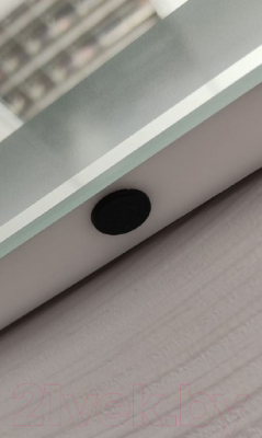 Зеркало Пекам GretaFly 80x65 / GretaFly-80x65dcl (с подсветкой, сенсором на взмах руки, часами)