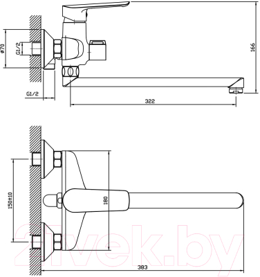 Смеситель Esko Lagos LG 31
