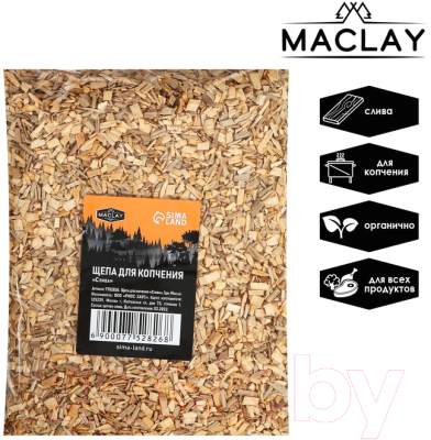 Щепа для копчения Maclay Слива / 7752826