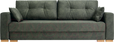 Диван KRONES Цезарь (велюр темно-зеленый) - фото