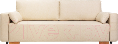 Диван KRONES Цезарь 1 (велюр светло-бежевый) - фото