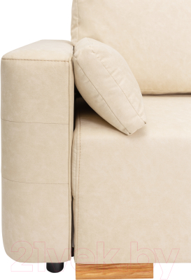 Диван KRONES Цезарь 1 (велюр светло-бежевый)