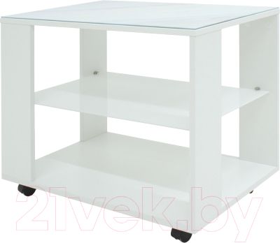 Журнальный столик Мебелик BeautyStyle 5 (белый/Luminar 189) - фото