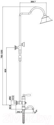 Душевая система Maxonor Pure Life MN2476