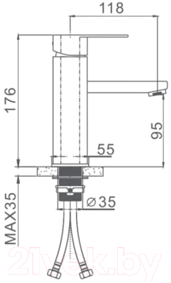 Смеситель Ekko E1081-21