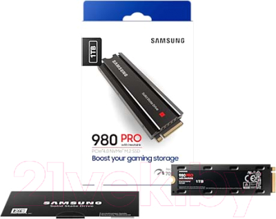 SSD диск Samsung 980 Pro 1TB (MZ-V8P1T0CW)