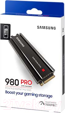 SSD диск Samsung 980 Pro 1TB (MZ-V8P1T0CW)