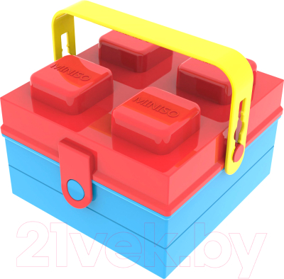 Ланч-бокс Miniso Building Blocks Series Bento Box / 7075 - фото