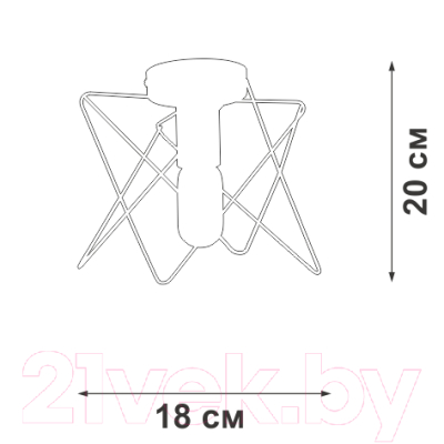 Потолочный светильник Vitaluce V4721-1/1PL