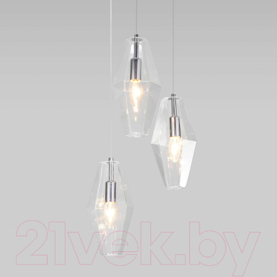 Потолочный светильник Евросвет 50236/1 (прозрачный)