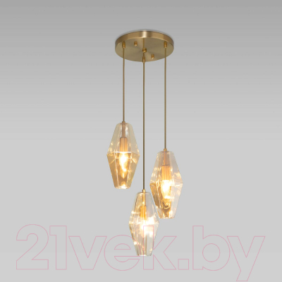 Потолочный светильник Евросвет 50236/3 (янтарный)