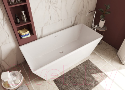 Ванна из искусственного мрамора Эстет Манхэттен 175x77 / ФР-00006566