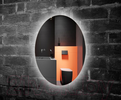 Зеркало Пекам Vesta Fly 75x90 / VestaFly-75x90sp (с подсветкой, двойным сенсором на прикосновение и подогревом)