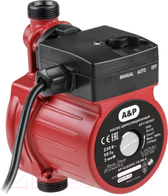 Циркуляционный насос A&P Classic-15/90-Z / AP118C001 - фото