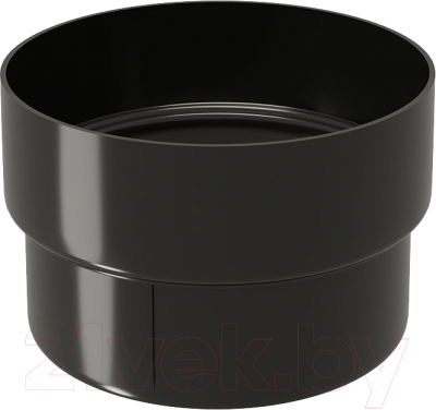 Муфта водосточная Grand Line ПВХ RAL 9005 - фото