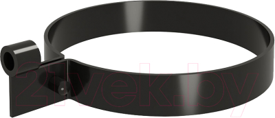 Хомут водосточной трубы Grand Line ПВХ RAL 9005 - фото