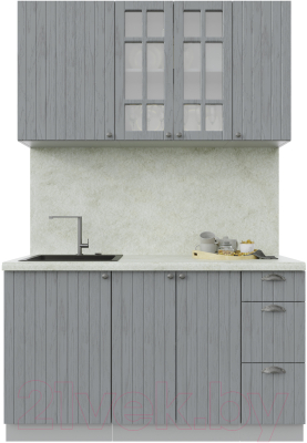 Готовая кухня Интерлиния Берес 1.4А - фото