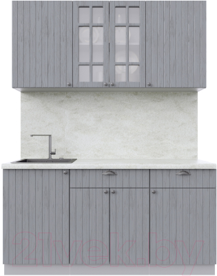 Готовая кухня Интерлиния Берес 1.6А - фото